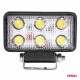 Proiector auto, atv, camion, tractor, tir AWL02 6 LED FLAT 9-60V